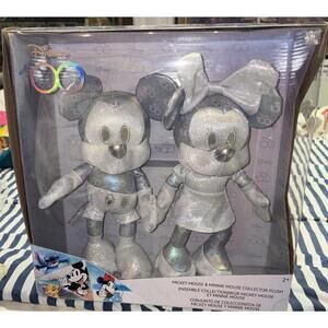 NEW Disney 100 Years of Wonder Mickey and Minnie Mouse Plush,  NRFP